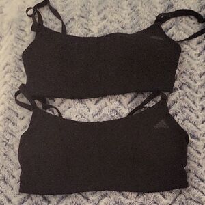BUNDLE TWO Adidas Black Sports Bra Duo
